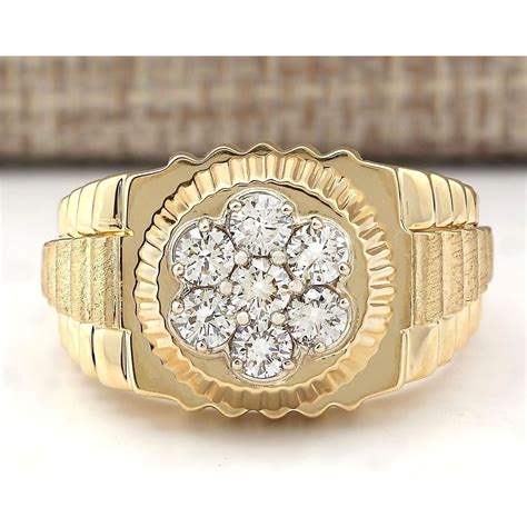 mens rolex gold and diamond ring|Rolex ring for sale.